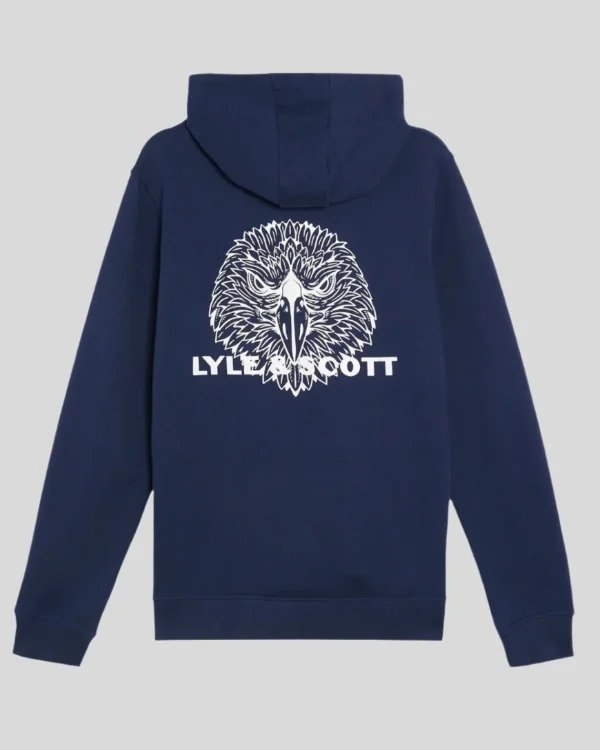 Lyle & Scott Kapuzenpullover<Adlerkopf Pullover Hoodie Marine