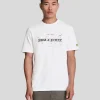 Lyle & Scott Vermächtnis | T-shirts<Anatomie der Schrift Grafik T-Shirt White