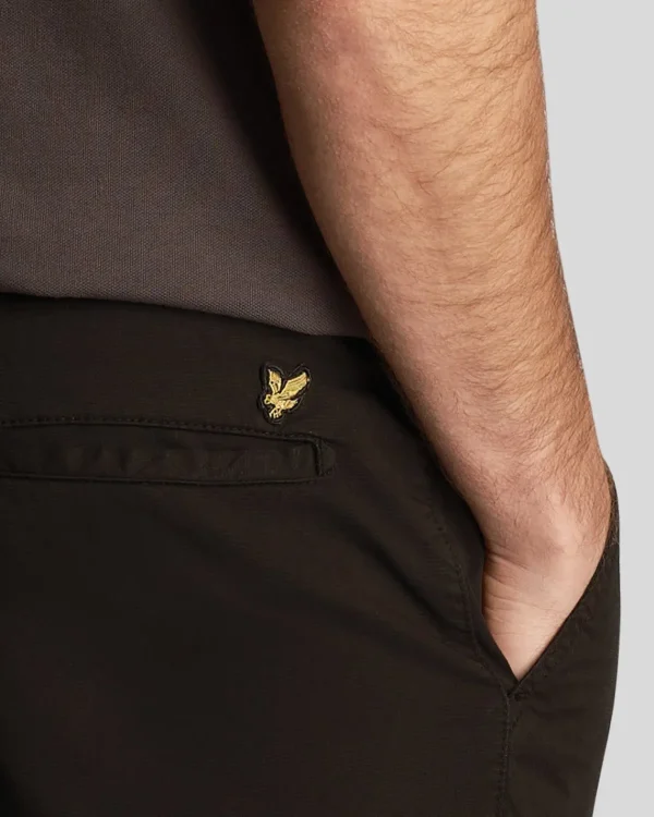Lyle & Scott Kurze Hosen<Anfield Chino Shorts Pechschwarz