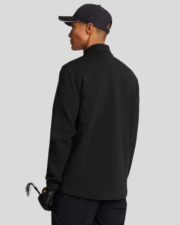 Lyle & Scott Golf<Baffle gesteppte Golf Jacke mit durchgehendem Reißverschluss JetBlack