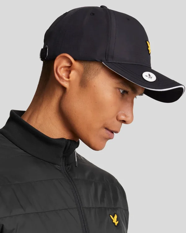 Lyle & Scott Golf<Baffle gesteppte Golf Jacke mit durchgehendem Reißverschluss JetBlack