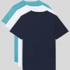 Lyle & Scott Geschenk-sets<Basic 3er Pack T-Shirt AlpineSky/Weiß/ApresMarine