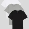 Lyle & Scott Geschenk-sets<Basic 3er Pack T-Shirt JetBlack/MidGreyMergel/Weiß