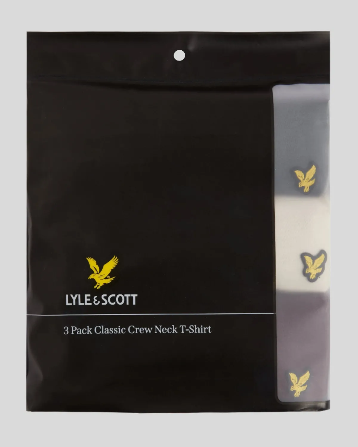 basic_er_pack_tshirt_1-3.webp Lyle & Scott Geschenk-sets<Basic 3er Pack T-Shirt Gunmetal/Cove/Burgund