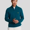 Lyle & Scott Pullover & Strickwaren<Baumwolle Merino 1/4 Reißverschluss Pullover ApresNavy