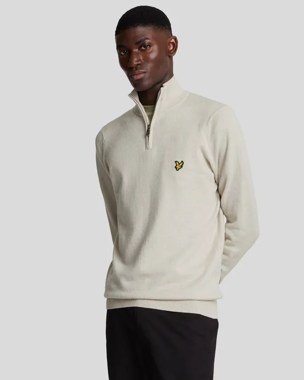 Lyle & Scott Pullover & Strickwaren<Baumwolle Merino 1/4 Reißverschluss Pullover Cove
