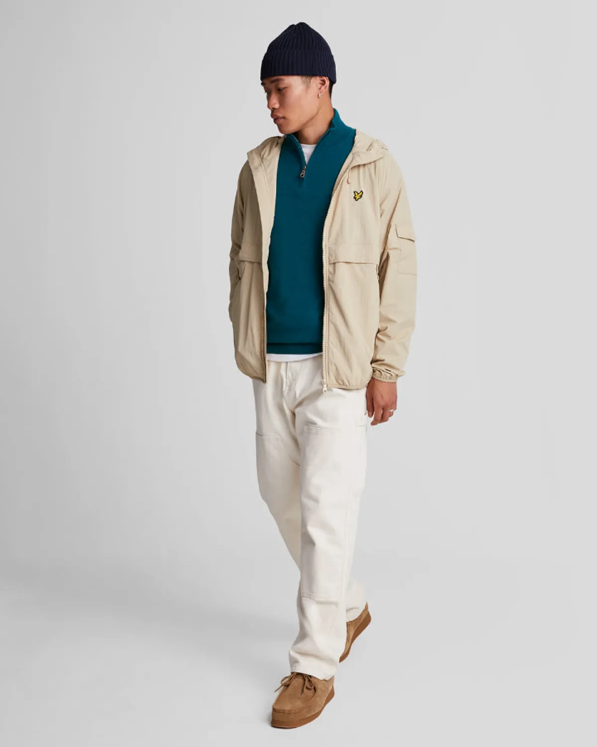 baumwolle_merino__reiverschluss_pullover_1-1.webp Lyle & Scott Pullover & Strickwaren<Baumwolle Merino 1/4 Reißverschluss Pullover ApresNavy
