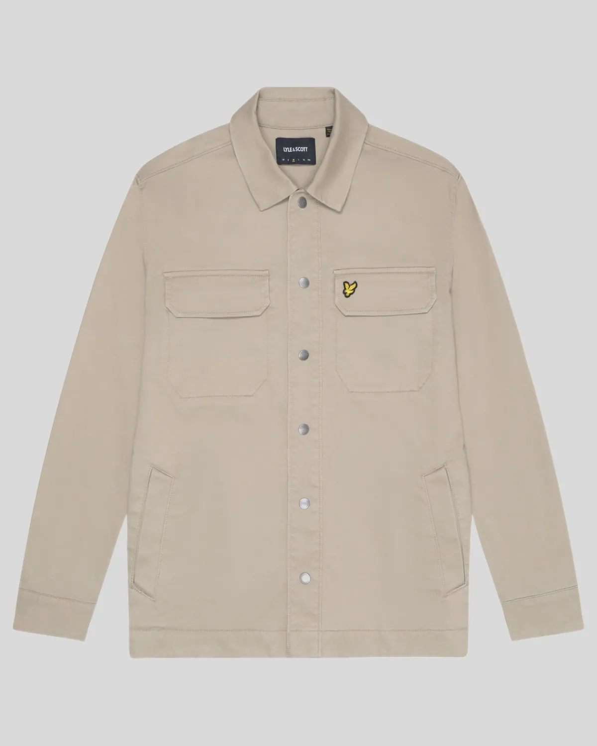bedford_cord_berhemd_0.webp Lyle & Scott Groß & Groß | Übergrößen<Bedford Cord Überhemd HeritageTaupe