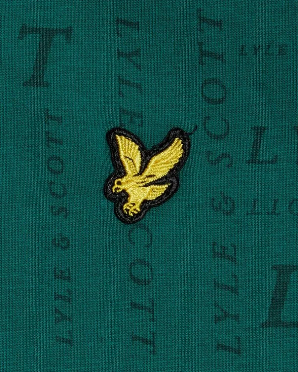 Lyle & Scott Kinder Polos & T-shirts<Bedrucktes T-Shirt für Kinder DeepEmerald