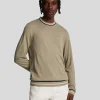 Lyle & Scott Drehbuchsticke | Pullover & Strickwaren<Bestickter Pullover mit Rundhalsausschnitt SageUniform
