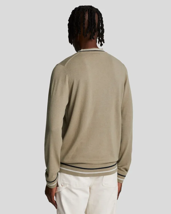 Lyle & Scott Drehbuchsticke | Pullover & Strickwaren<Bestickter Pullover mit Rundhalsausschnitt SageUniform