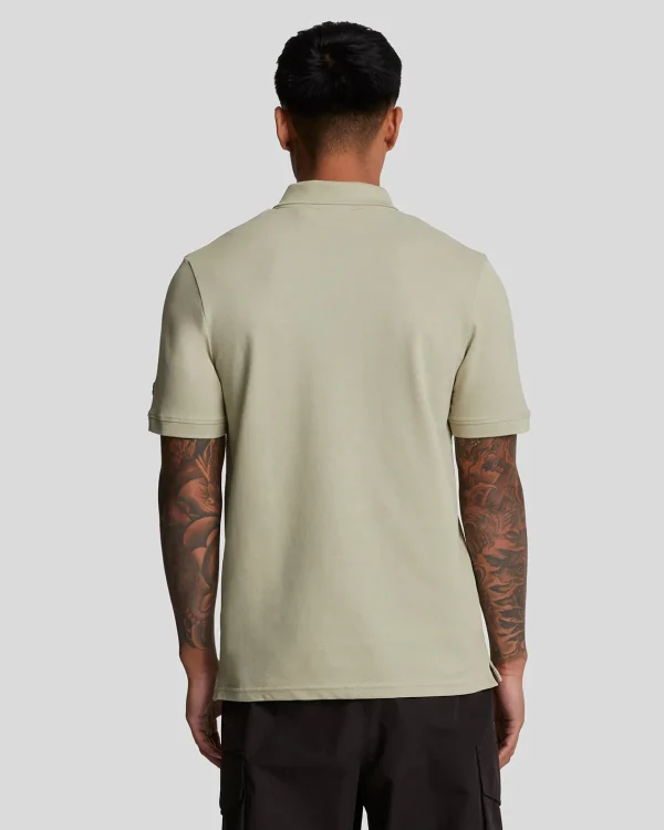 Lyle & Scott Drehbuchsticke | Polohemden<Besticktes Polohemd DriedSage/Cove