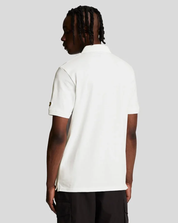 Lyle & Scott Drehbuchsticke | Polohemden<Besticktes Polohemd White/JetBlack