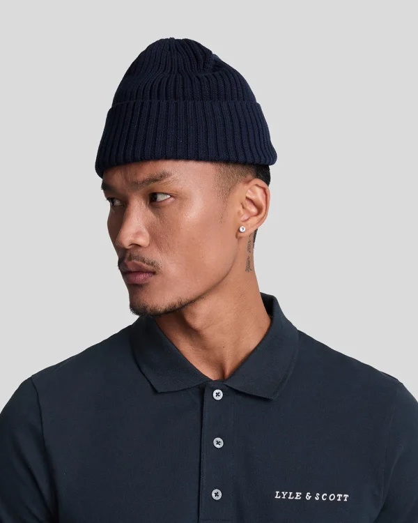 Lyle & Scott Drehbuchsticke | Polohemden<Besticktes Polohemd DarkNavy/Cove