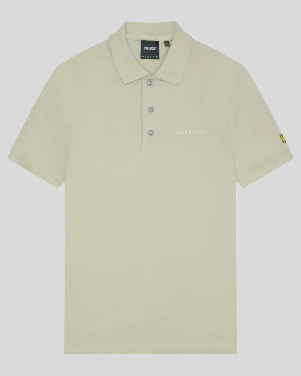 Lyle & Scott Drehbuchsticke | Polohemden<Besticktes Polohemd DriedSage/Cove