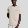 Lyle & Scott Drehbuchsticke | T-shirts<Besticktes T-Shirt Cove/DarkNavy