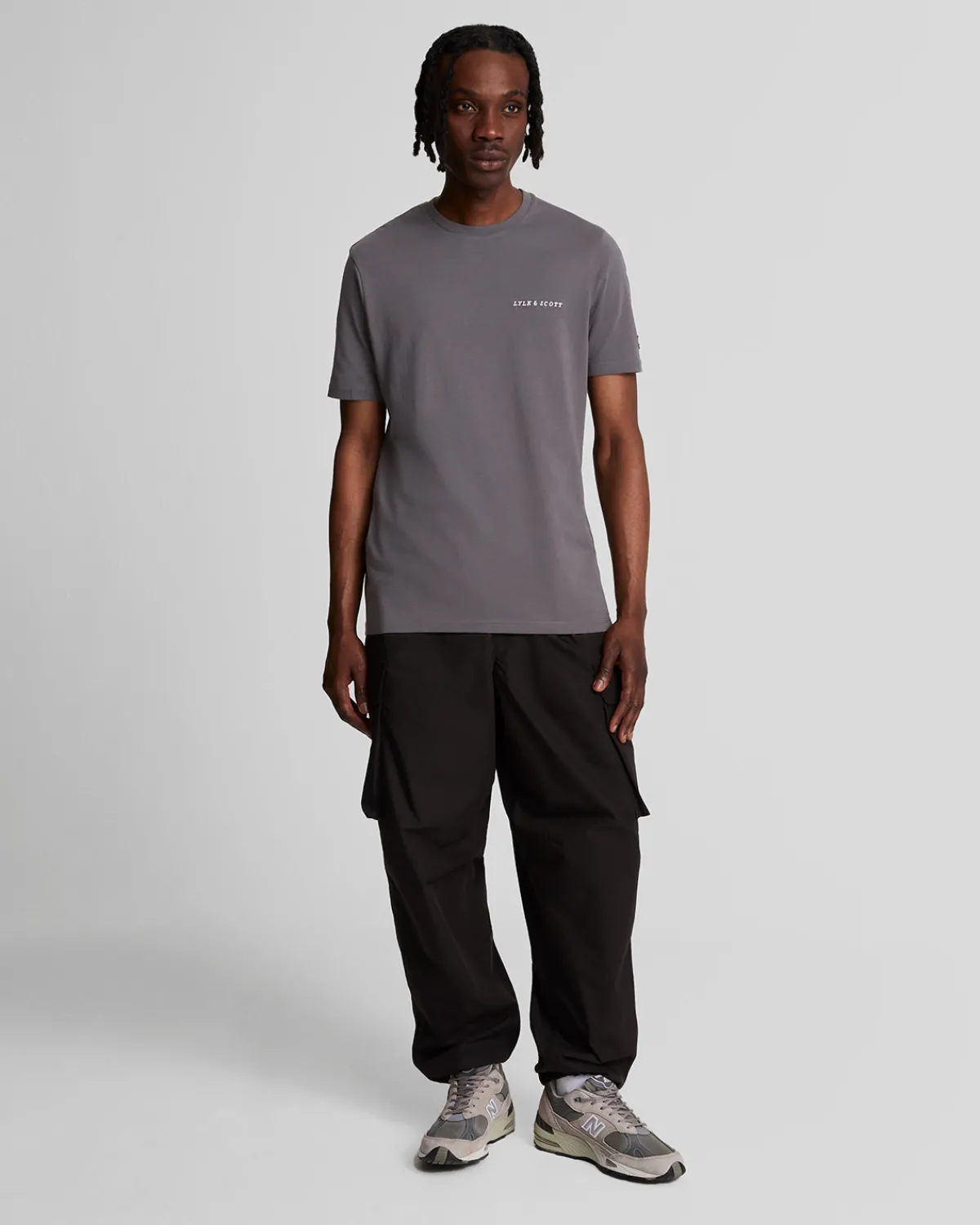besticktes_tshirt_1-1.webp Lyle & Scott Drehbuchsticke<Besticktes T-Shirt Gunmetal/Cove