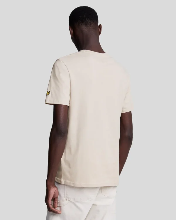 Lyle & Scott Drehbuchsticke | T-shirts<Besticktes T-Shirt Cove/DarkNavy