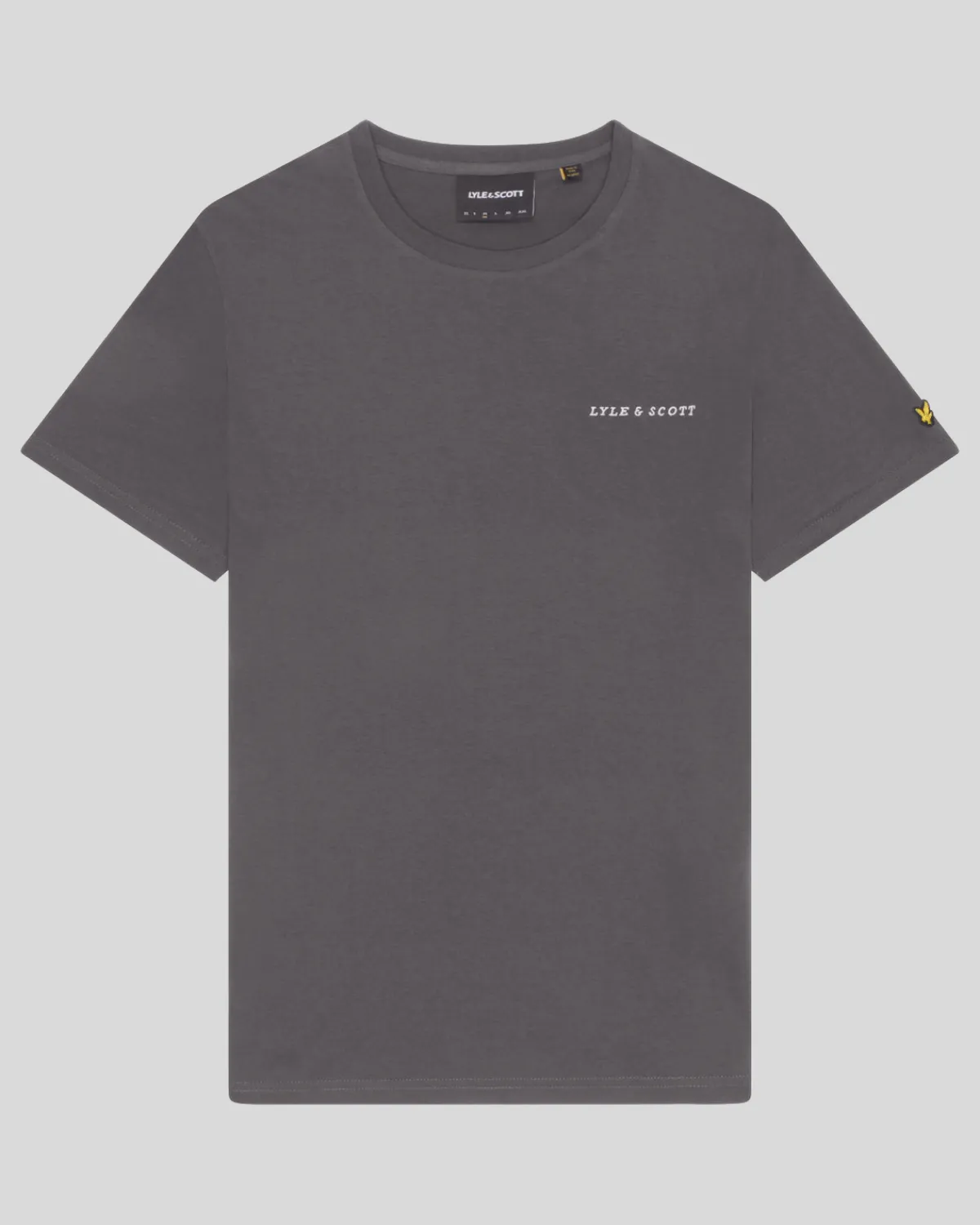besticktes_tshirt_4-1.webp Lyle & Scott Drehbuchsticke<Besticktes T-Shirt Gunmetal/Cove