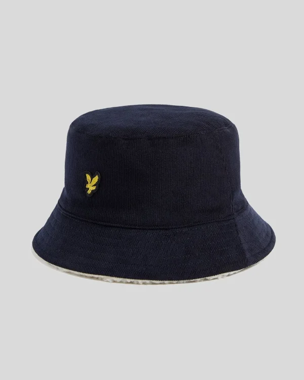 Lyle & Scott Zubehör Für Kinder<Borg/Cord Wendehut für Kinder DarkNavy