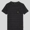 Lyle & Scott Kinder Polos & T-shirts<Bretonisches T-Shirt für Kinder JetBlack