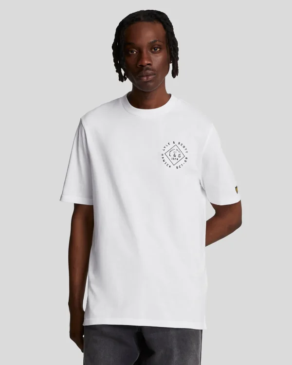 Lyle & Scott Vermächtnis | T-shirts<Briefmarken-T-Shirt White