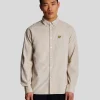 Lyle & Scott Hemden<Button Down Hemd aus Baumwolle und Leinen Bucht