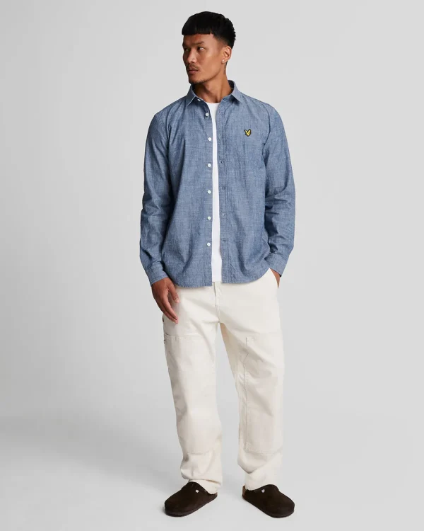 Lyle & Scott Vermächtnis | Hemden<Chambray Hemd Indigo