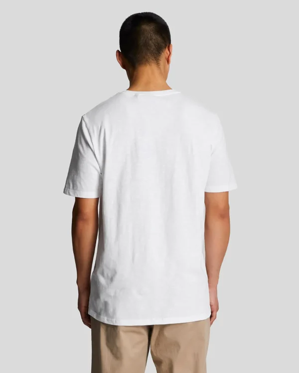 Lyle & Scott Vermächtnis | T-shirts<Chunky Slub T-Shirt Weiss
