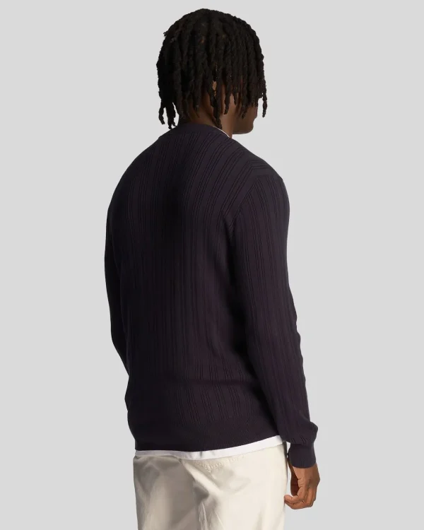 Lyle & Scott Drehbuchsticke<Club Emblem Rundhals-Pullover DunkleMarine