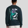 Lyle & Scott Vermächtnis | Sweatshirts<Distel Flora Bedrucktes Sweatshirt mit Rundhalsausschnitt DarkNavy