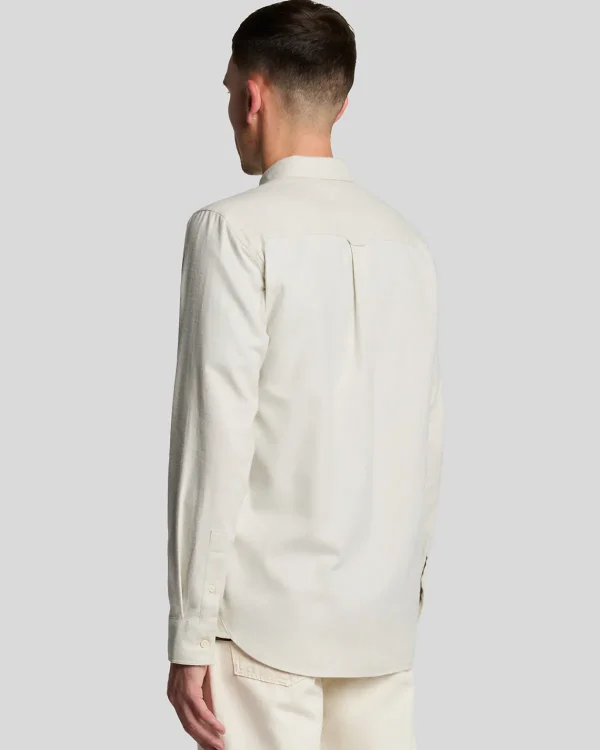 Lyle & Scott Vermächtnis | Hemden<Einfarbiges Flanellhemd Canvas