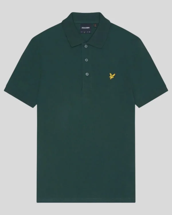 Lyle & Scott Groß & Groß | Übergrößen<Einfarbiges Polohemd ArgyleTeal