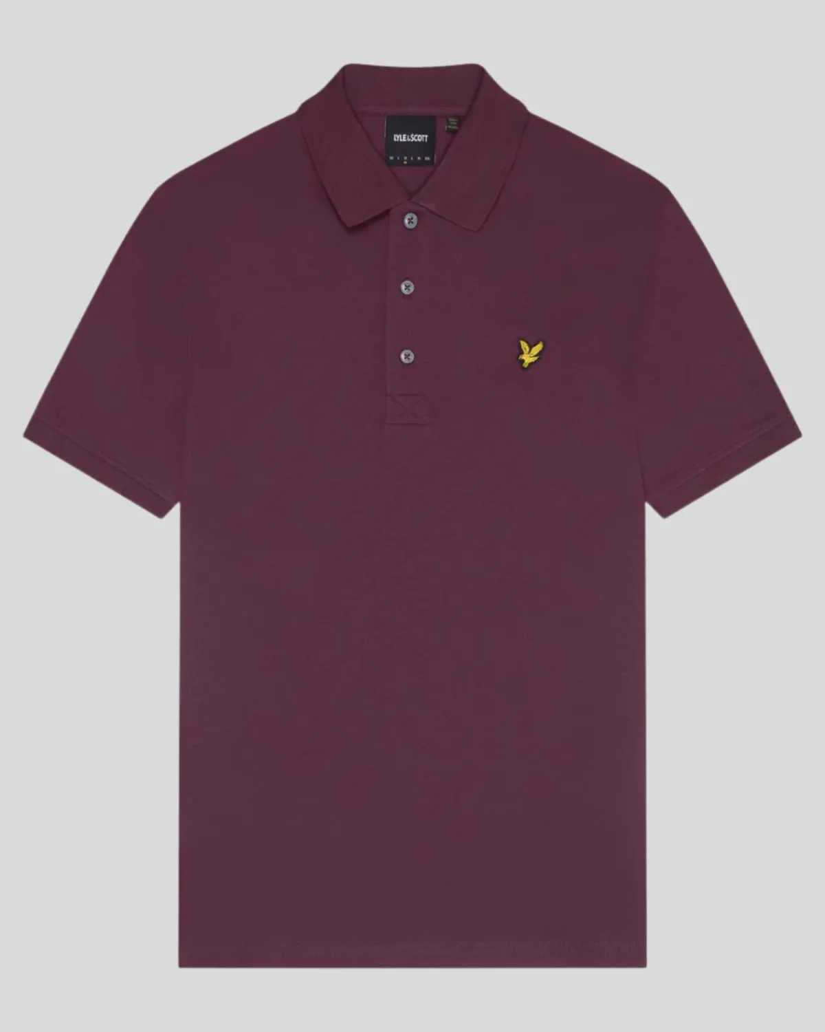 einfarbiges_polohemd_0-13.webp Lyle & Scott Groß & Groß | Übergrößen<Einfarbiges Polohemd WeaversClaret