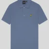 Lyle & Scott Groß & Groß | Übergrößen<Einfarbiges Polohemd MistBlue