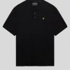 Lyle & Scott Groß & Groß | Übergrößen<Einfarbiges Polohemd Pechschwarz
