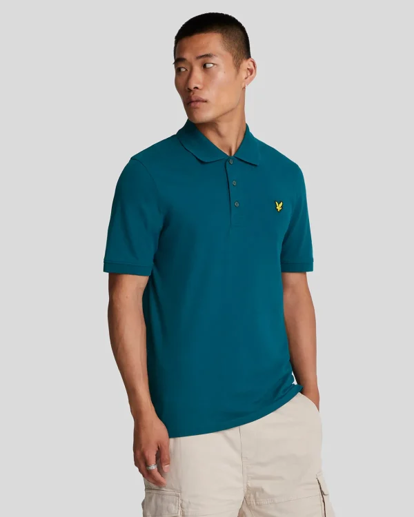 Lyle & Scott Polohemden<Einfarbiges Polohemd ApresNavy