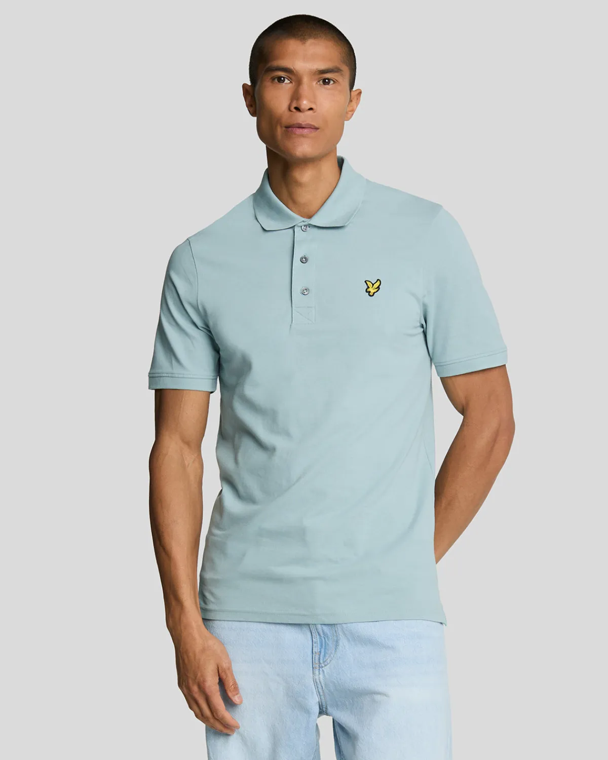 einfarbiges_polohemd_0-23.webp Lyle & Scott Polohemden<Einfarbiges Polohemd BlueSmoke