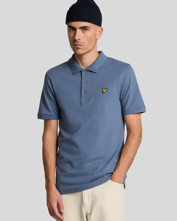 Lyle & Scott Polohemden<Einfarbiges Polohemd MistBlue