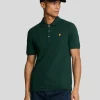 Lyle & Scott Grundlegendes | Polohemden<Einfarbiges Polohemd Dunkelgrün