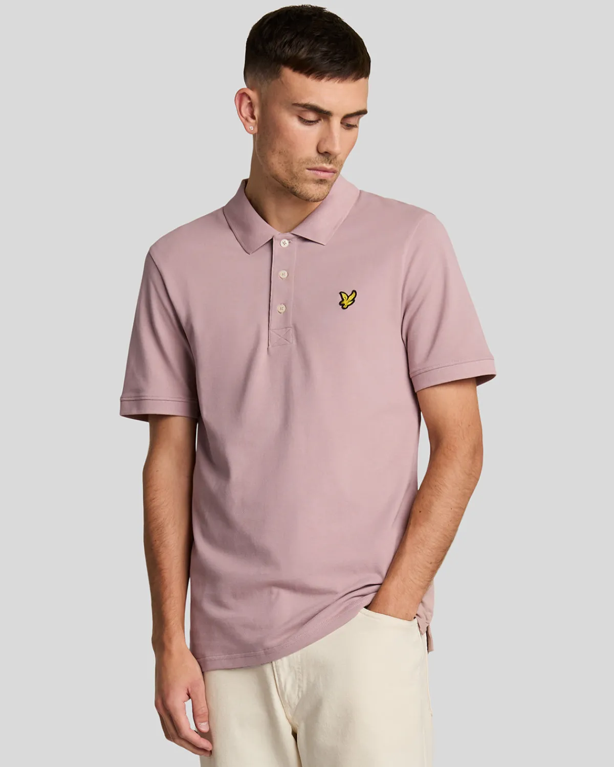einfarbiges_polohemd_0-30.webp Lyle & Scott Polohemden<Einfarbiges Polohemd FieldThistle