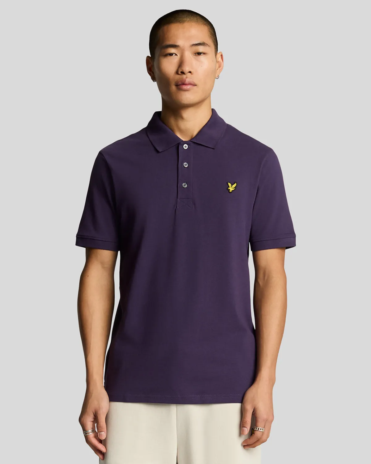 einfarbiges_polohemd_0-32.webp Lyle & Scott Polohemden<Einfarbiges Polohemd ThistleShadow