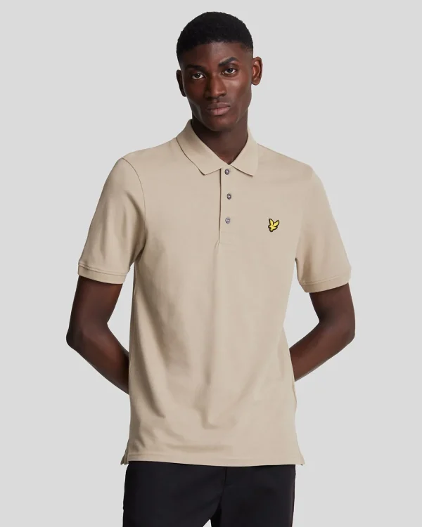 Lyle & Scott Polohemden<Einfarbiges Polohemd HeritageTaupe