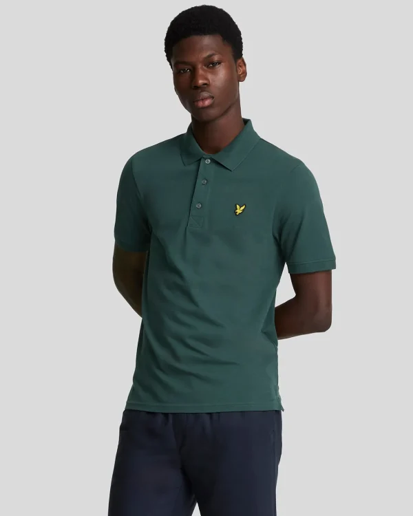 Lyle & Scott Polohemden<Einfarbiges Polohemd ArgyleTeal