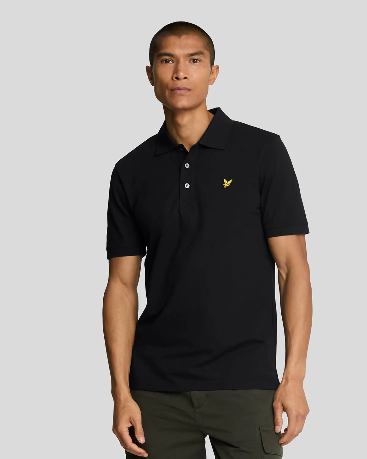 einfarbiges_polohemd_0-4.webp Lyle & Scott Grundlegendes | Polohemden<Einfarbiges Polohemd Pechschwarz