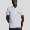 Lyle & Scott Grundlegendes | Polohemden<Einfarbiges Polohemd Weiss