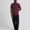 Lyle & Scott Grundlegendes | Polohemden<Einfarbiges Polohemd Burgund