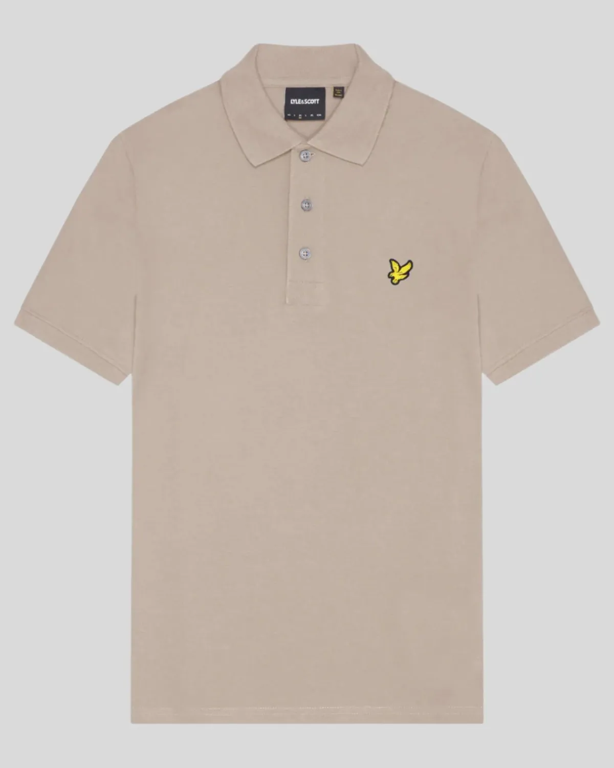 einfarbiges_polohemd_0-9.webp Lyle & Scott Groß & Groß | Übergrößen<Einfarbiges Polohemd HeritageTaupe