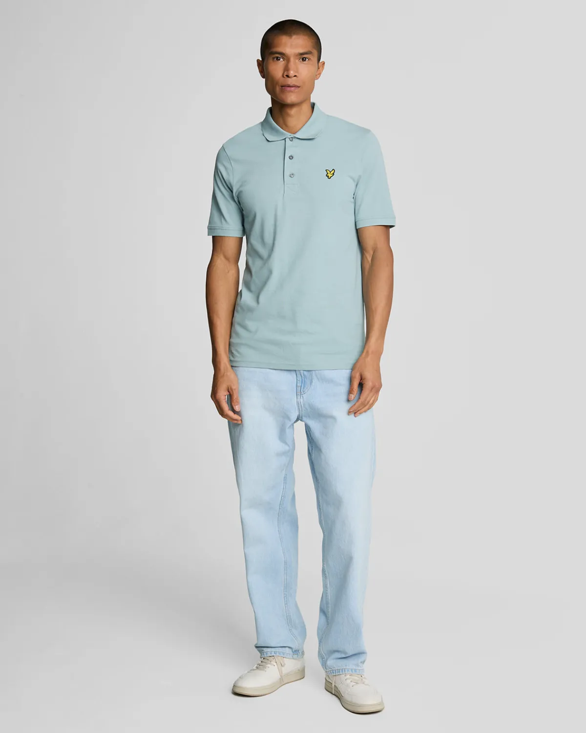 einfarbiges_polohemd_1-10.webp Lyle & Scott Polohemden<Einfarbiges Polohemd BlueSmoke
