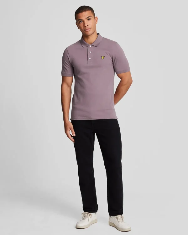Lyle & Scott Polohemden<Einfarbiges Polohemd HighlandMauve